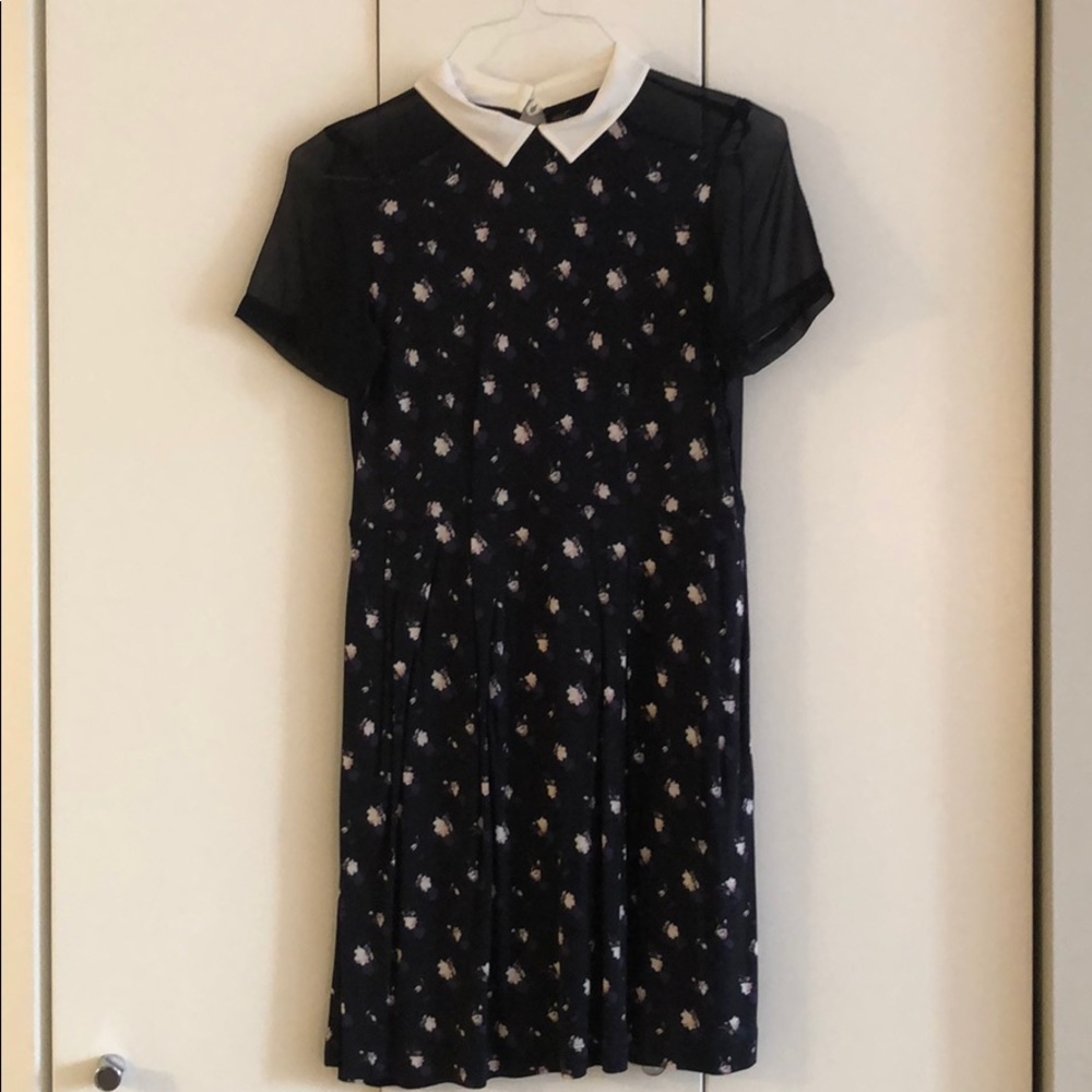 French Connection Romanov Rose Jersey Dress